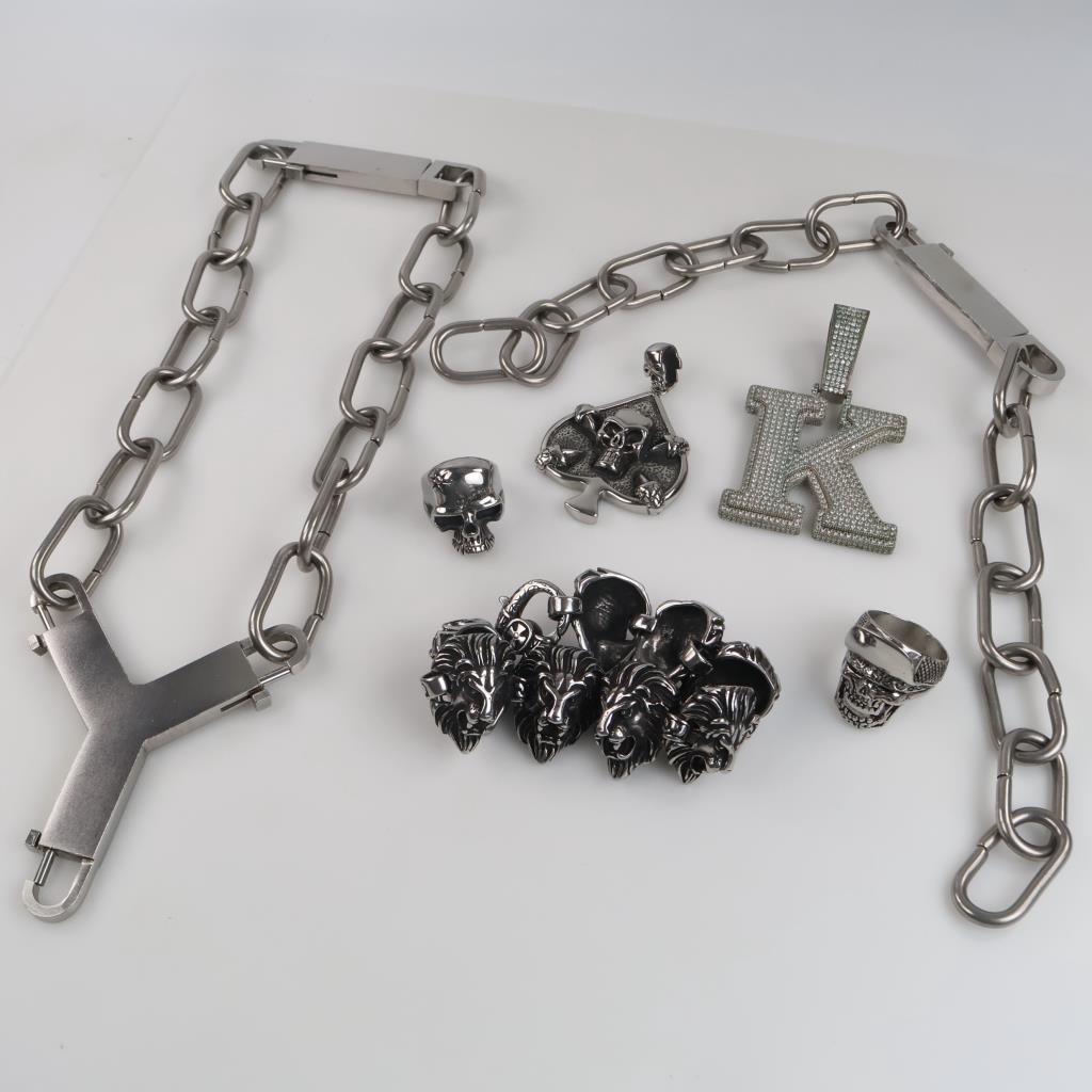 Mixed Jewelry, 6 Pieces - 1+ Lbs