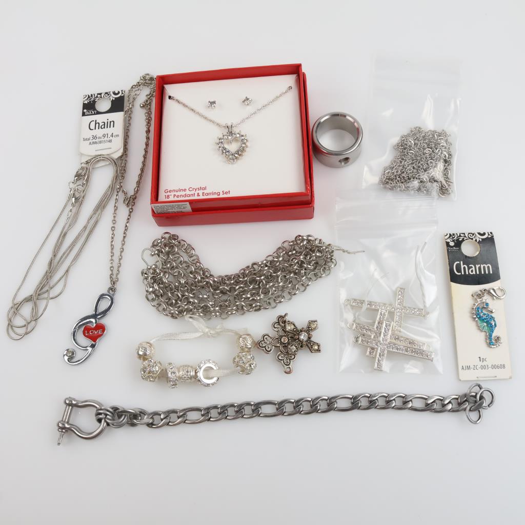 Mixed Jewelry And Jewelry Making Supplies, 9+ Pieces