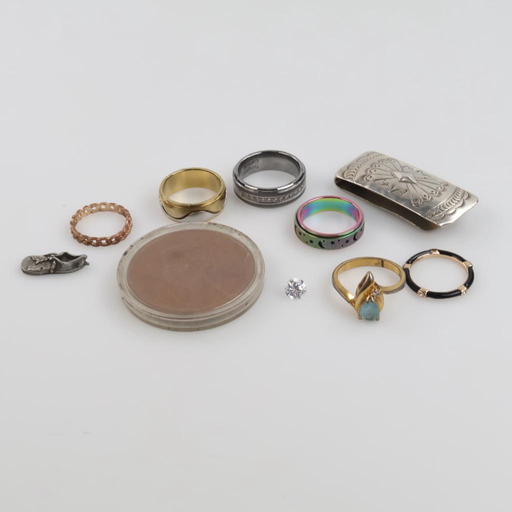 Mixed Jewelry And Token, 8+ Pieces