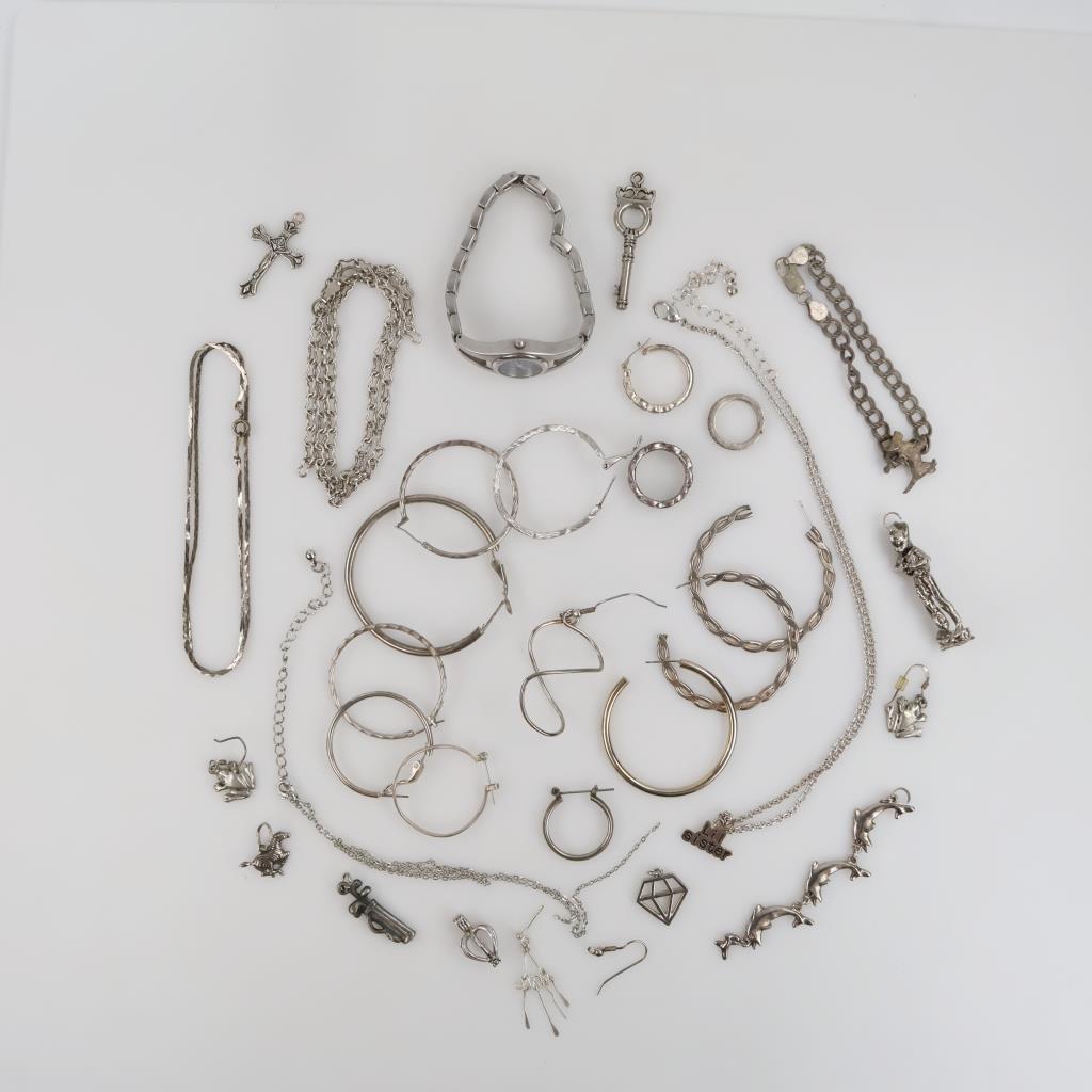 Mixed Jewelry And Watch, 10+ Pieces