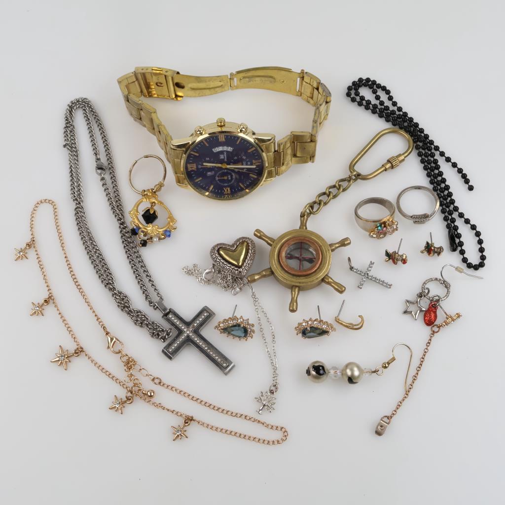 Mixed Jewelry And Watch, 14+ Pieces