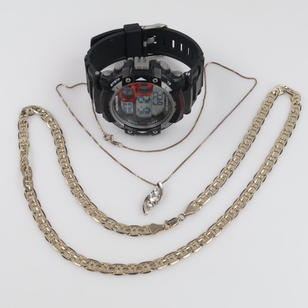 Mixed Jewelry And Watch, 3+ Pieces