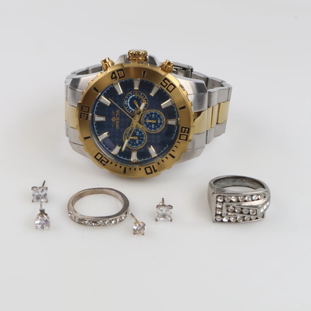 Mixed Jewelry And Watch, 4+ Pieces