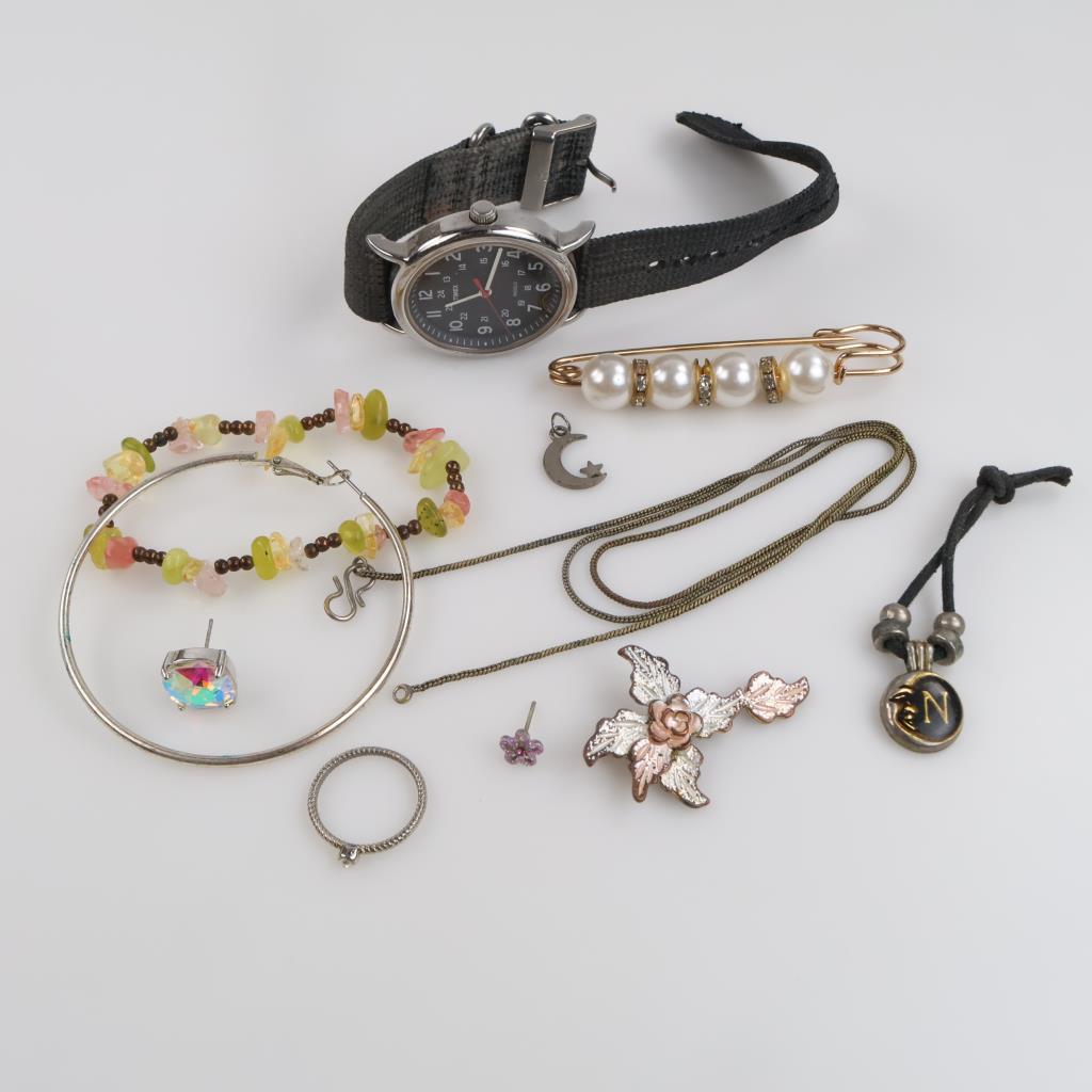 Mixed Jewelry And Watch, 4+ Pieces