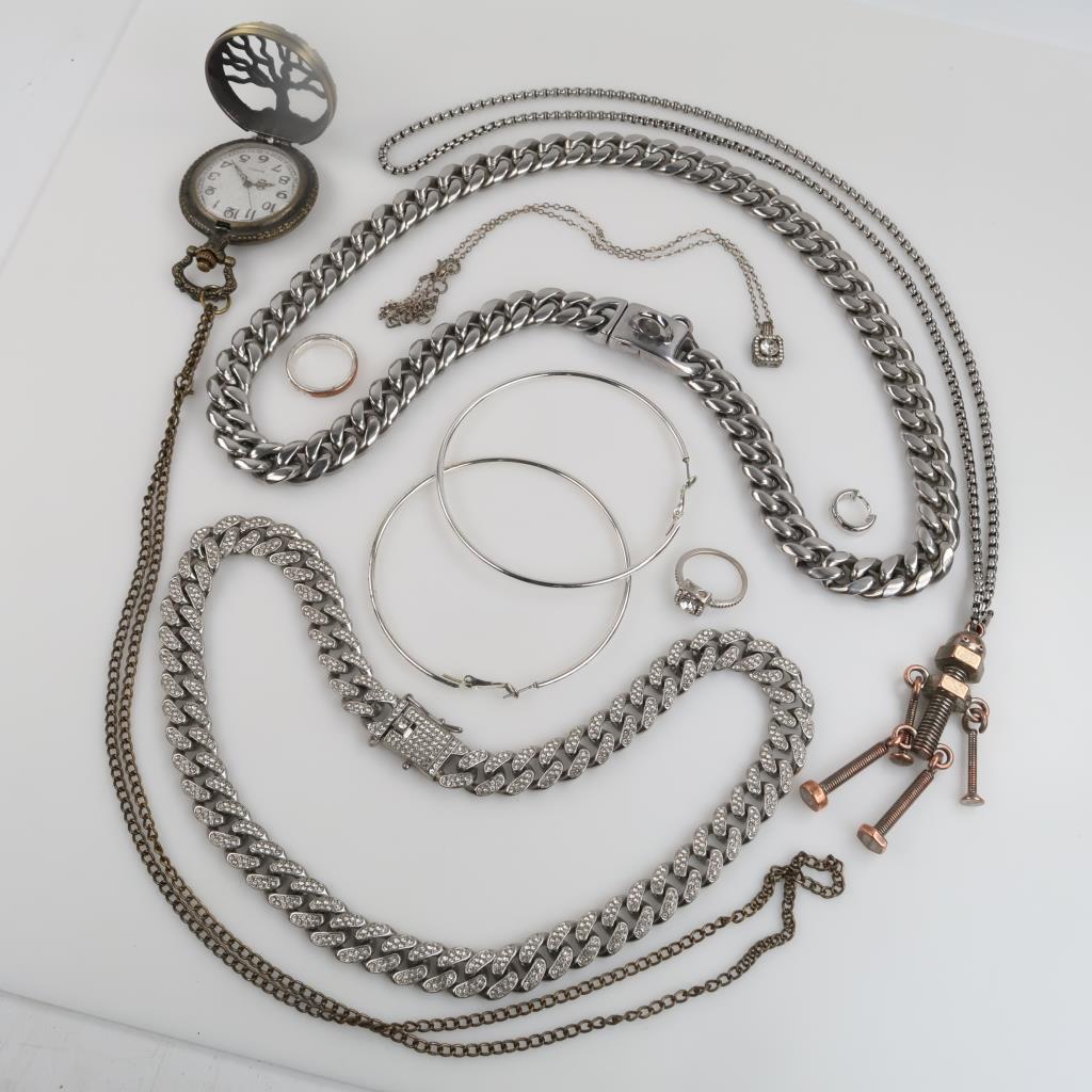 Mixed Jewelry And Watch, 5+ Pieces