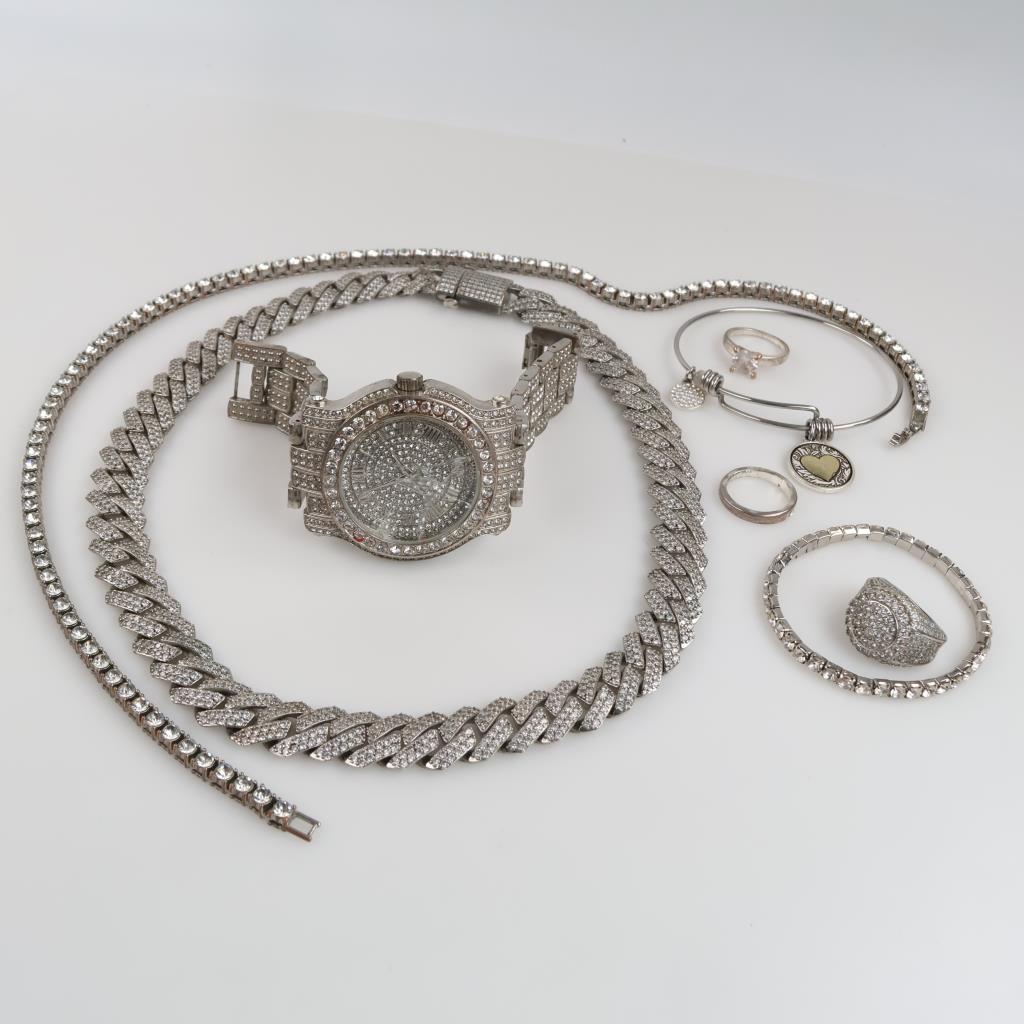 Mixed Jewelry And Watch, 6+ Pieces