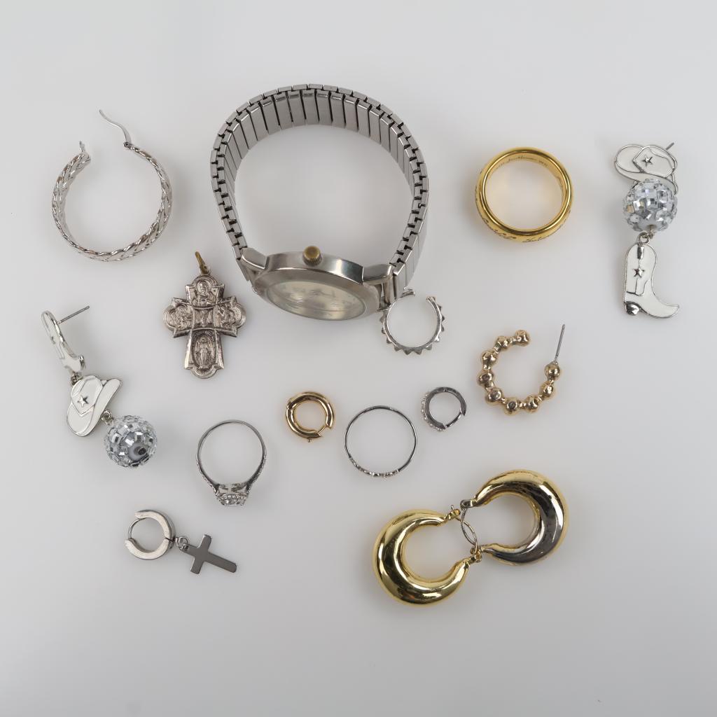 Mixed Jewelry And Watch, 8+ Pieces