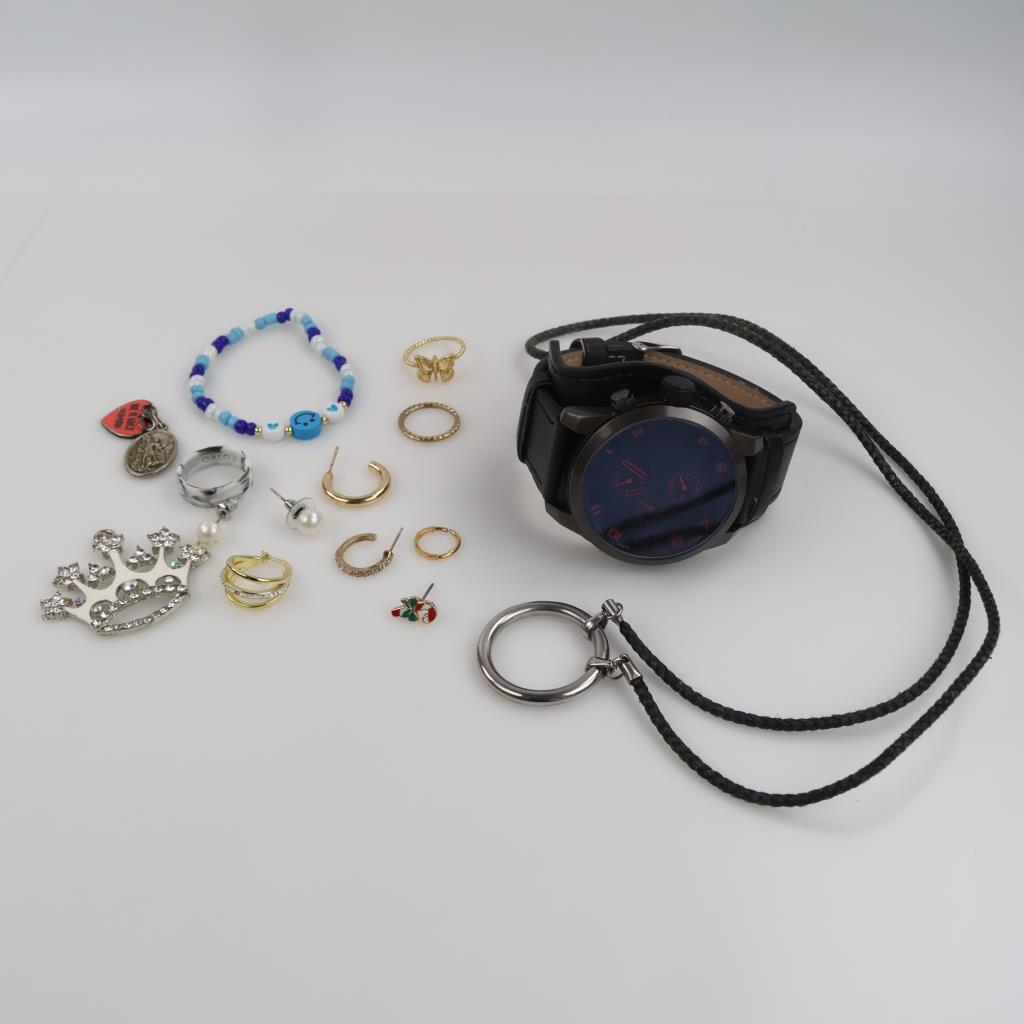 Mixed Jewelry And Watch, 9+ Pieces