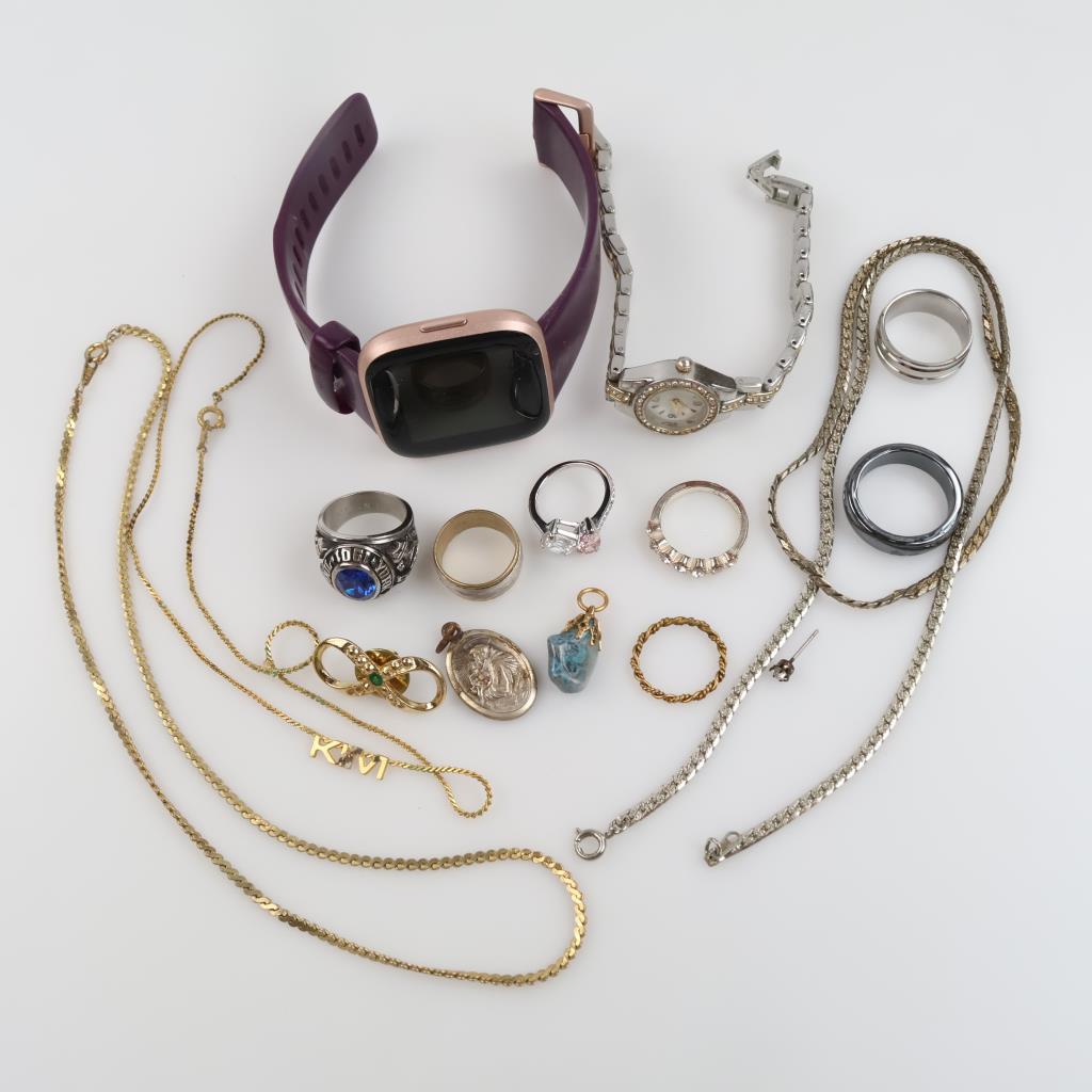 Mixed Jewelry And Watches, 16 Pieces