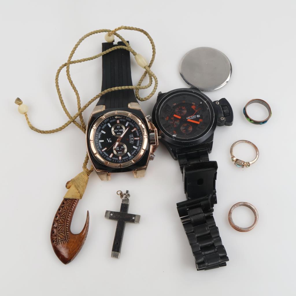 Mixed Jewelry And Watches, 5+ Pieces
