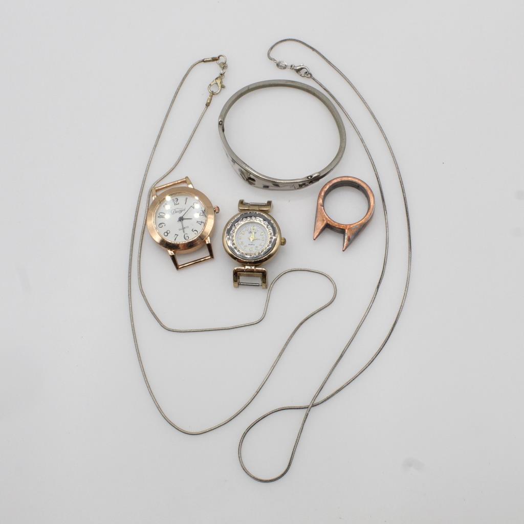 Mixed Jewelry And Watches, 5+ Pieces