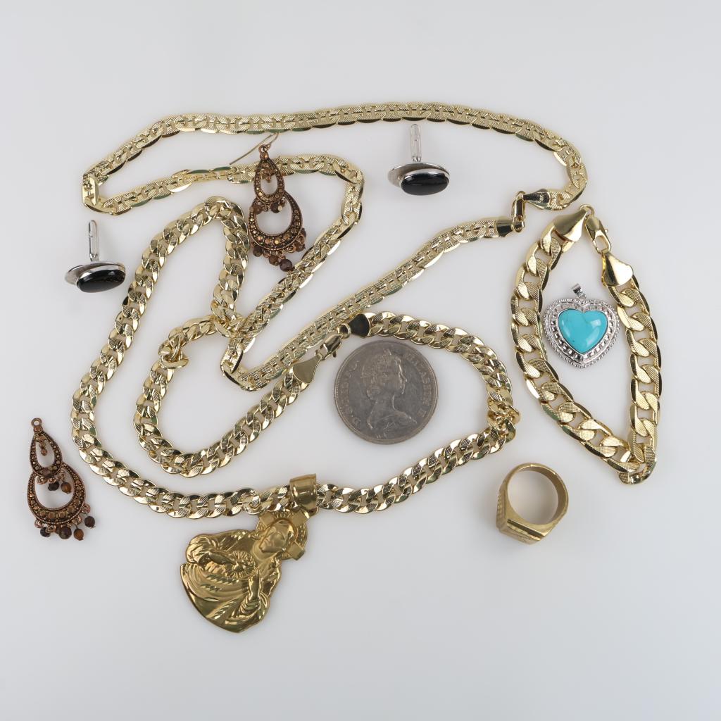 Mixed Jewelry Foreign Currency, 8+ Pieces