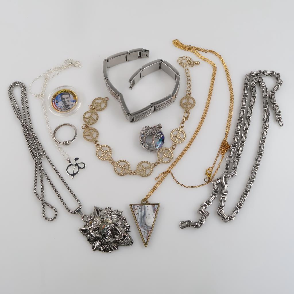 Mixed Jewelry & US Coin, 9 Pieces