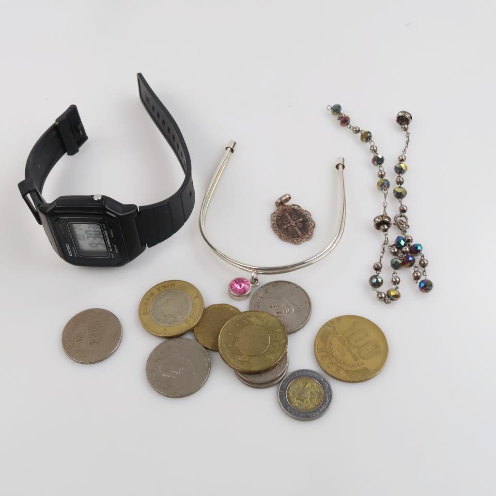 Mixed Jewelry - Watch And Foreign Currency, 10+ Pieces