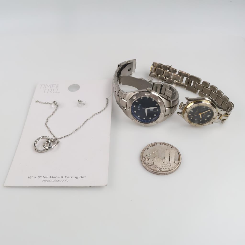Mixed Jewelry Watches And Token, 5+ Pieces