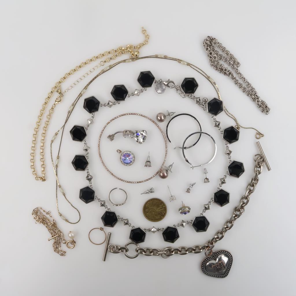 Mixed Jewelry With Token, 16+ Pieces