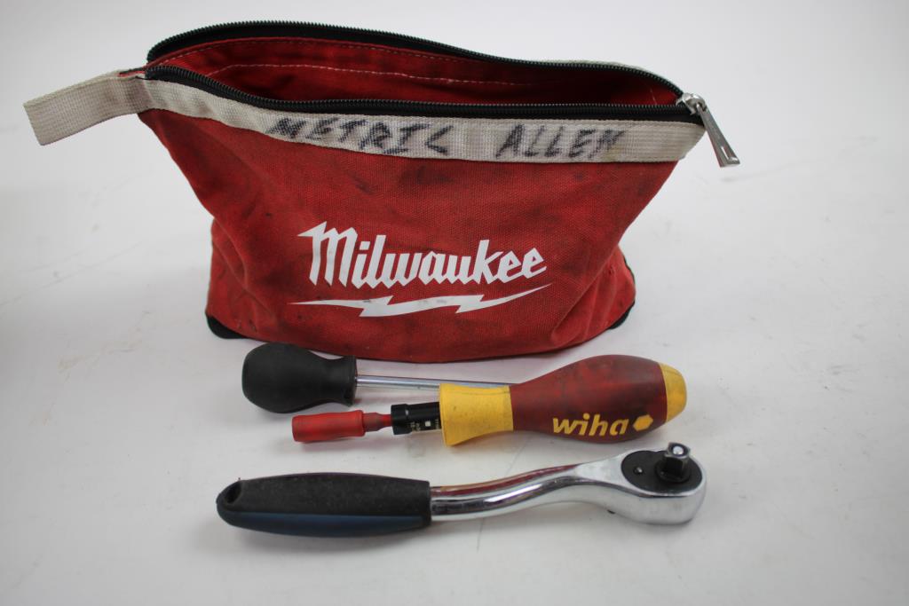 Mixed Tool Lot - Westward Socket Wrench, Hex Sockets, And More