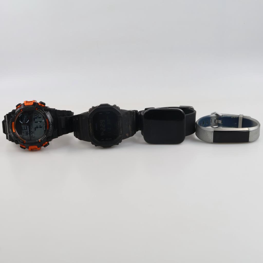 Mixed Watches And Fitness Trackers, 4 Pieces