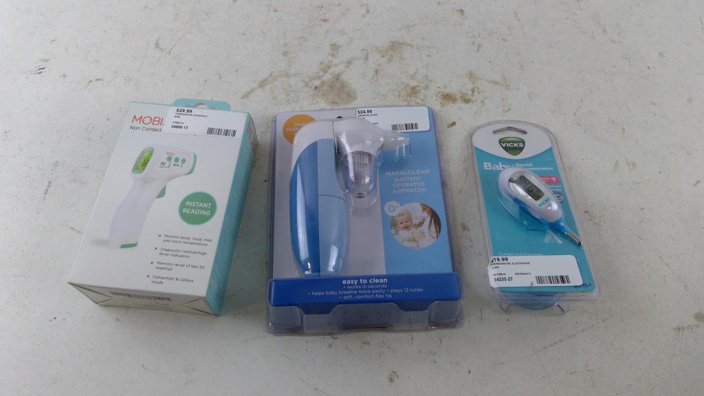 Mobi Non Contact Thermometer And More 3 Pieces