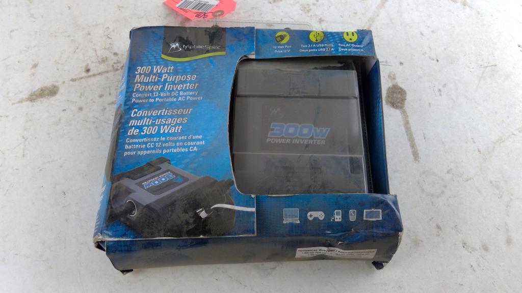 Mobilespec 300 Watt Multi-purpose Power Inverter