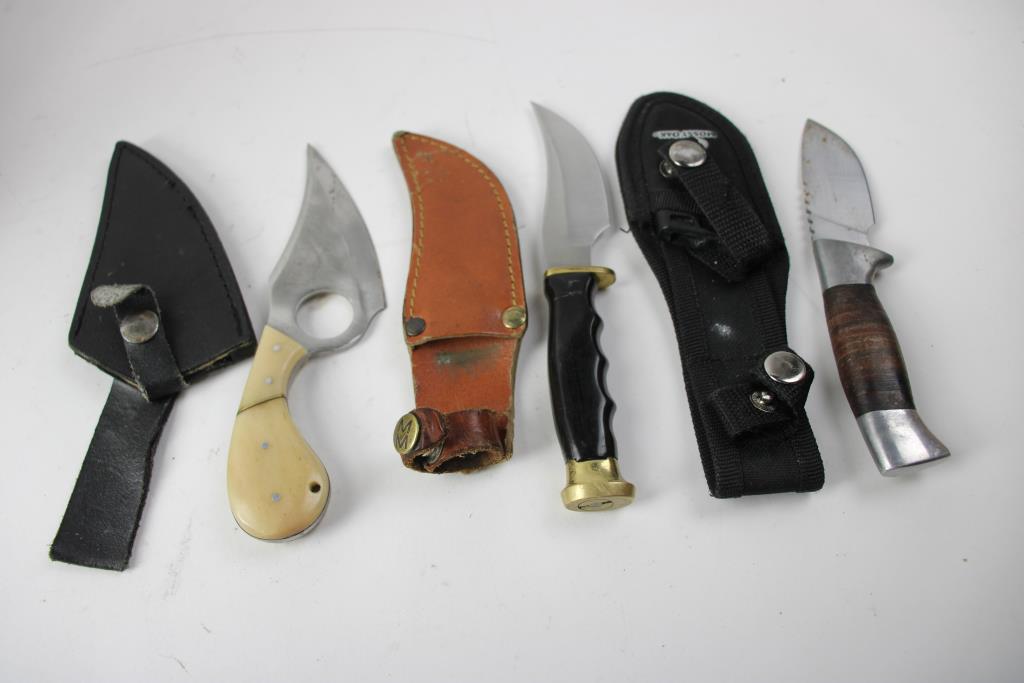 Mossy Oak, Muela, And More Knives, 8 Pieces