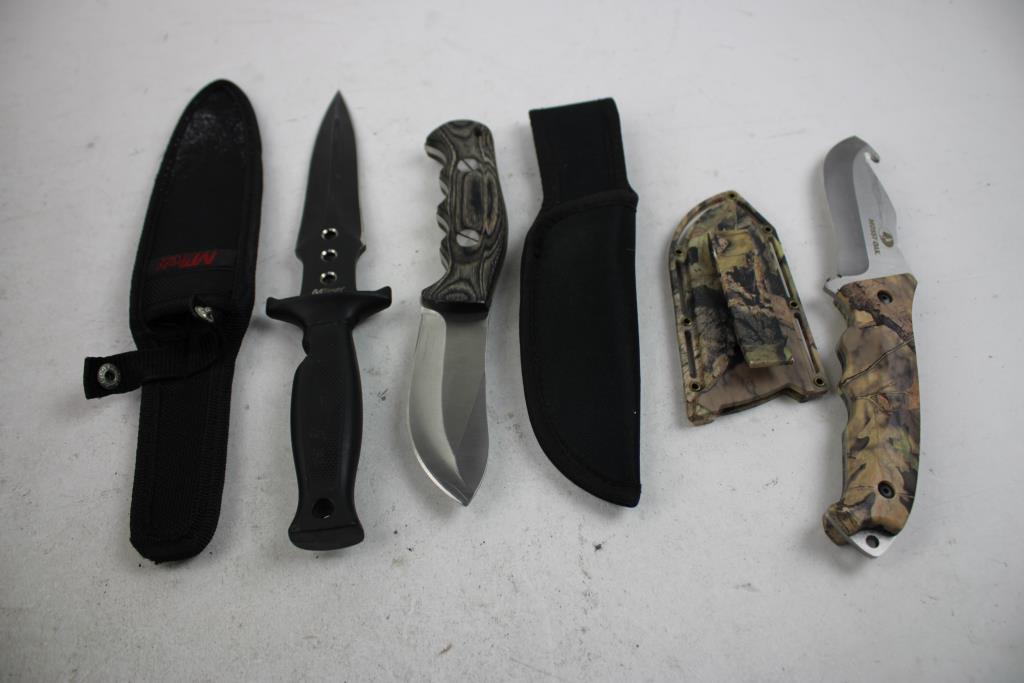 Mossy Oak, Ozark Trail, MTech USA, And More Knives, 5 Pieces