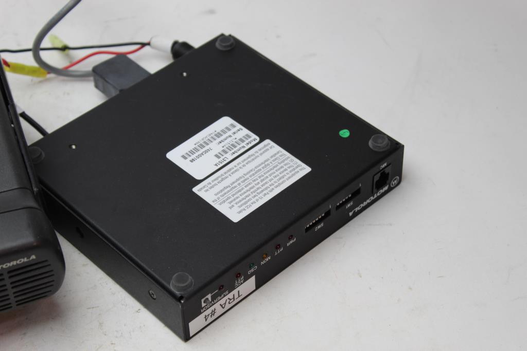 Motorola 2way Radio And Tone Remote Adapter Property Room