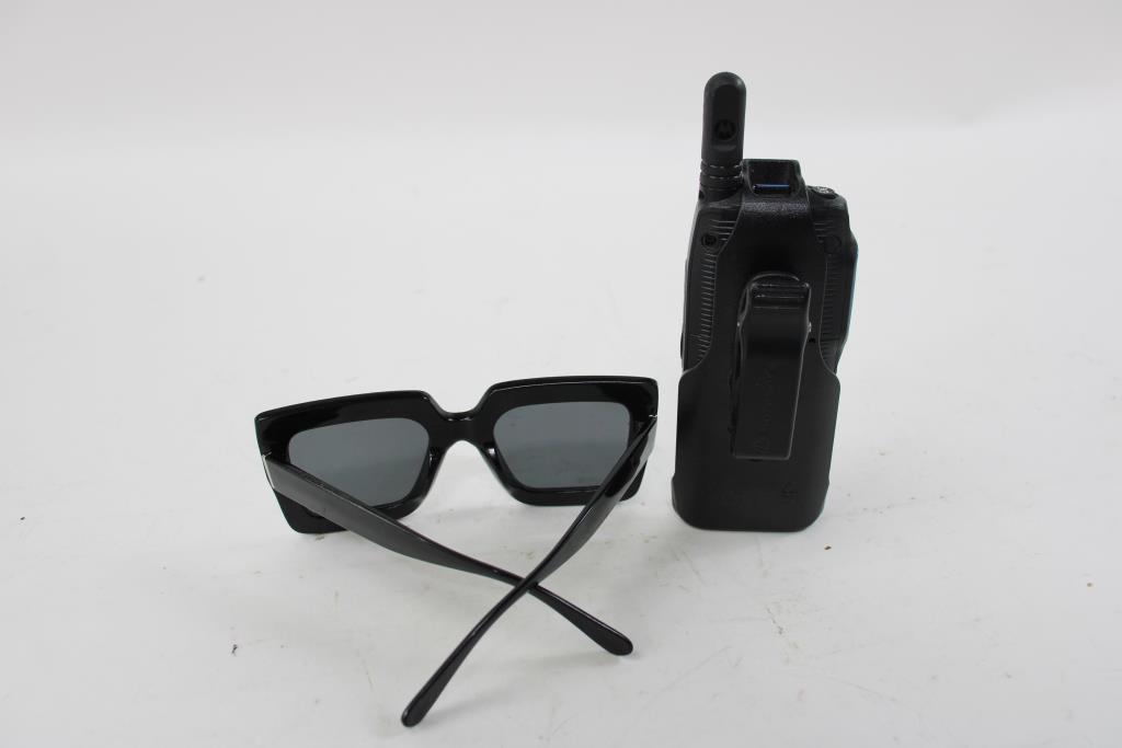 Motorola LTE Wave Walkie Talkie And Sunglasses, 2 Pieces Property Room