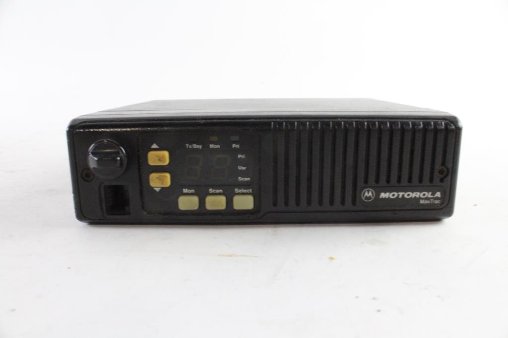 Motorola MaxTrac Two Way Radio Property Room