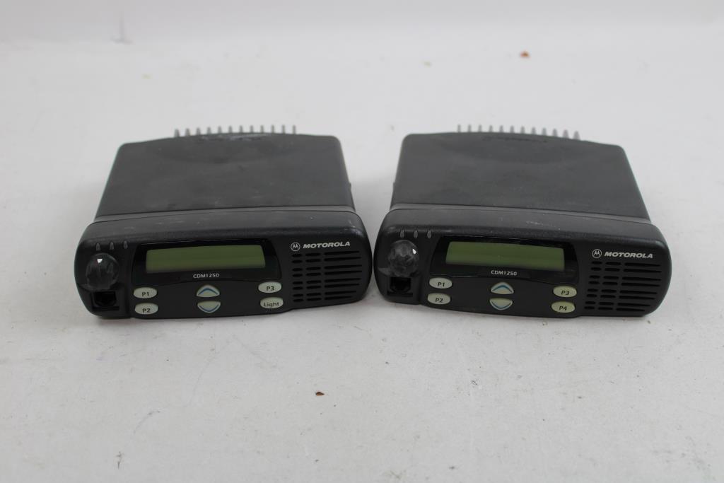 Motorola Mobile Two-way Radiio Cdm1250, 2 Pieces