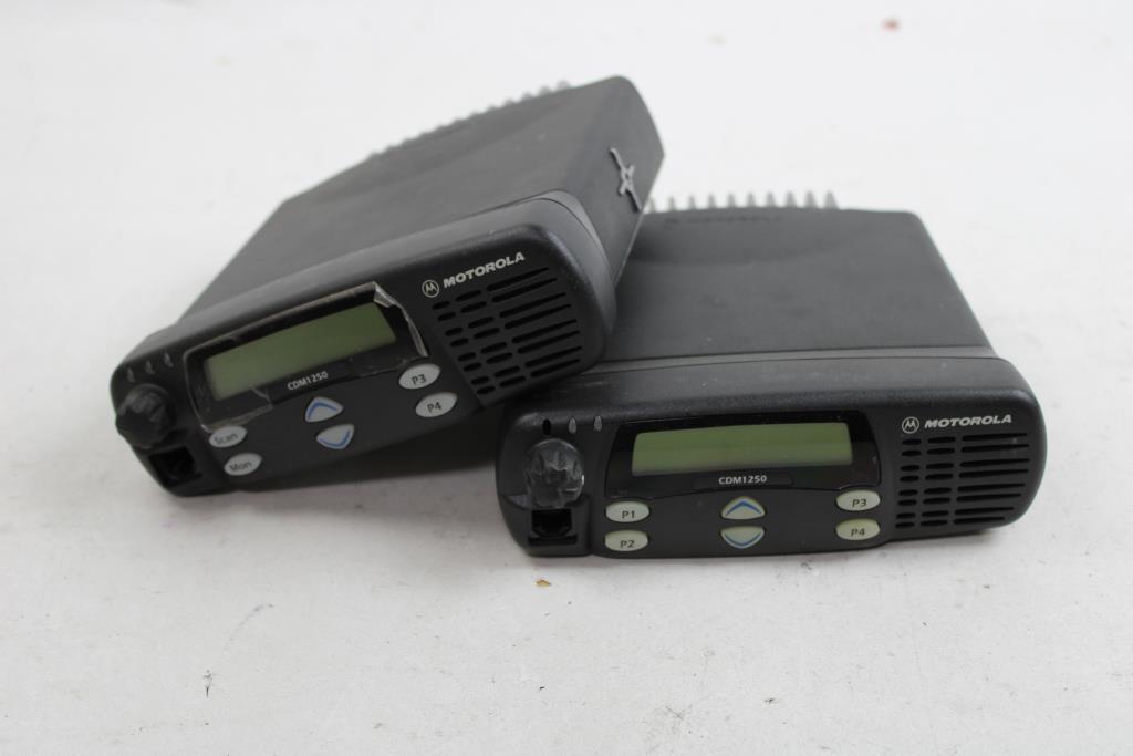 Motorola Mobile Two-way Radiio Cdm1250, 2 Pieces