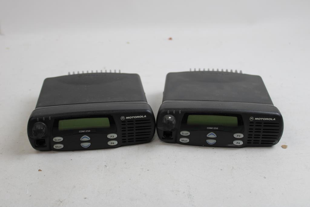 Motorola Mobile Two-way Radiio Cdm1250, 2 Pieces