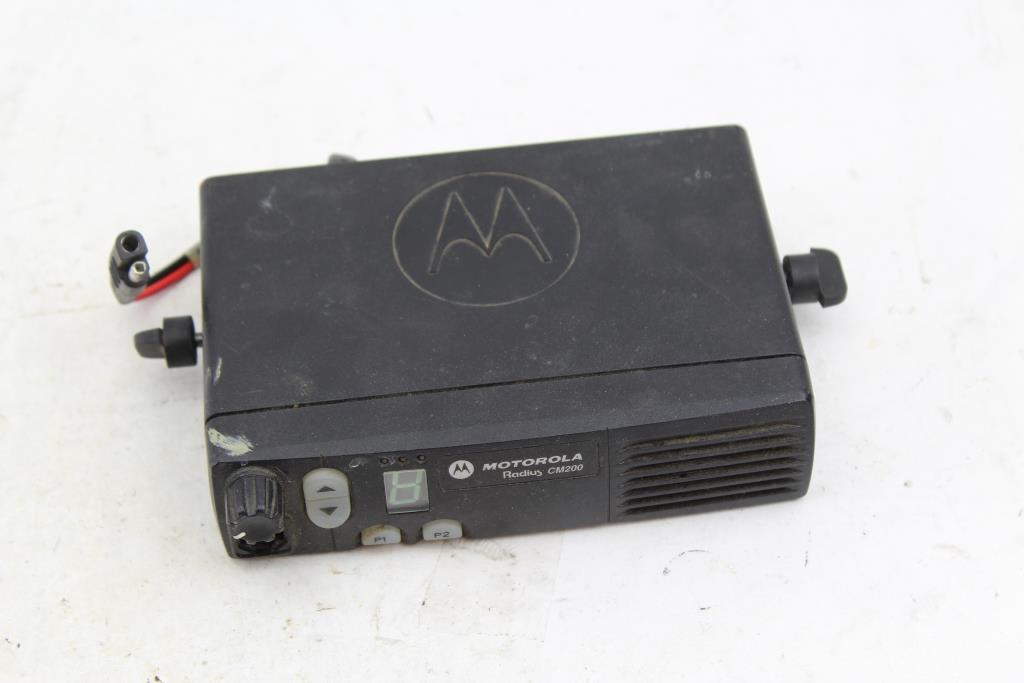 Motorola Radius CM200 CB Radio With Microphone Property Room