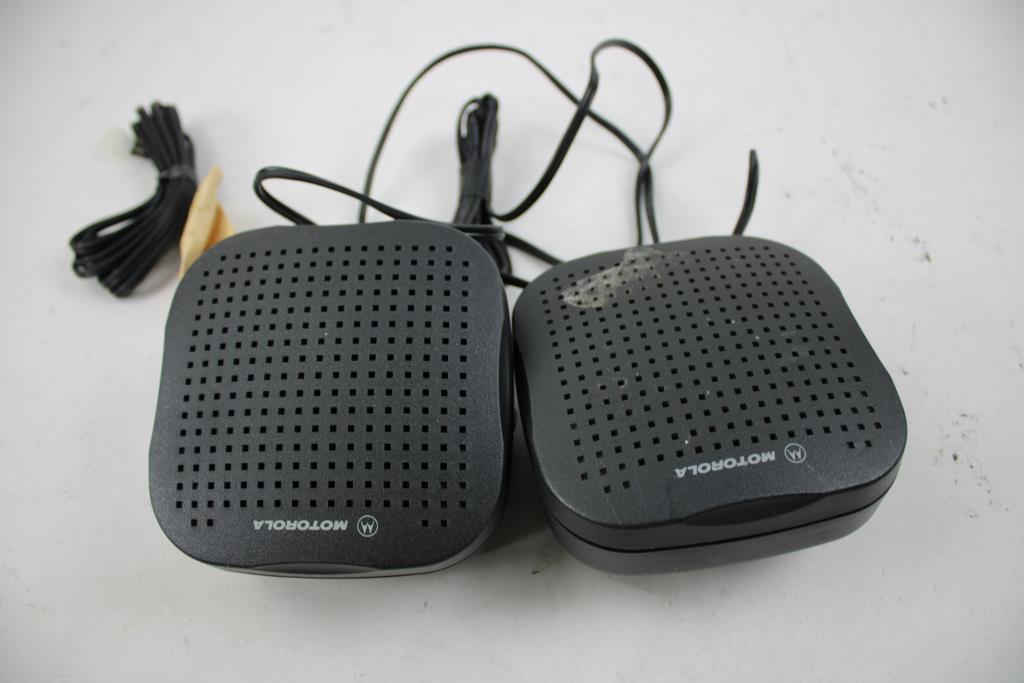 Motorola Remote-Mount Water-Resistant Speakers, 2 Pieces