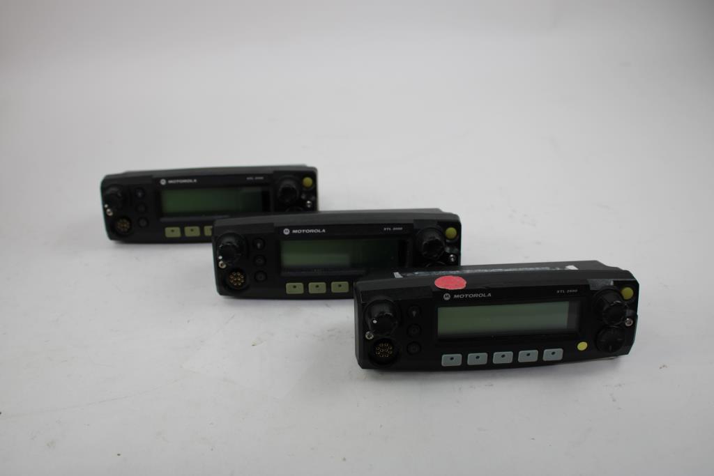 Motorola XTL 2500 Radio Head Units, 3 Pieces