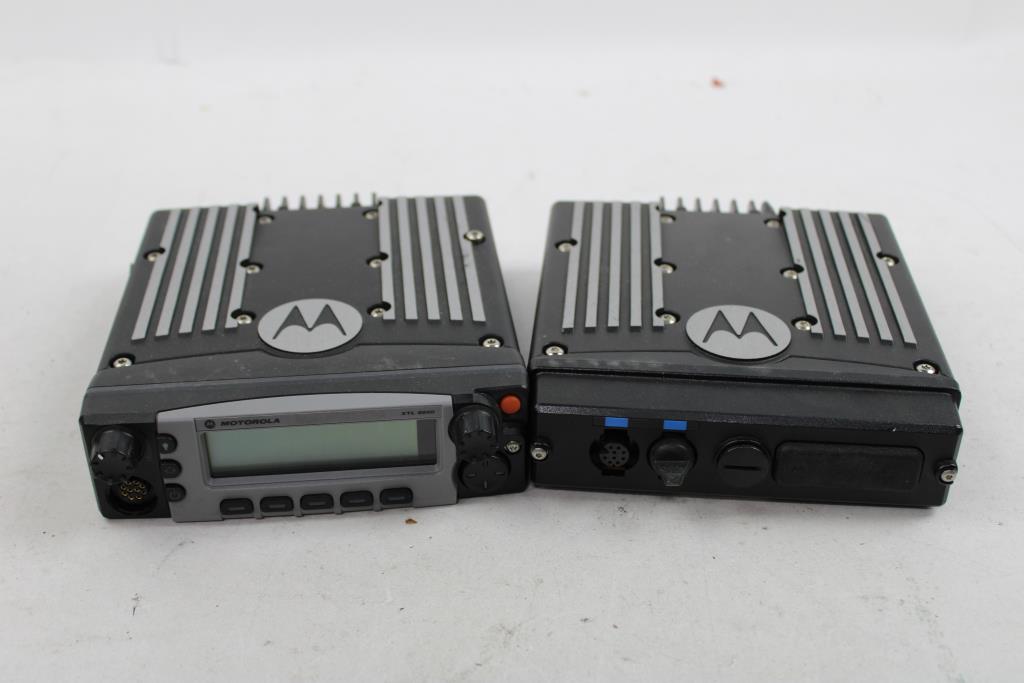Motorola XTL 5000 Mobile Radios, 2 Pieces