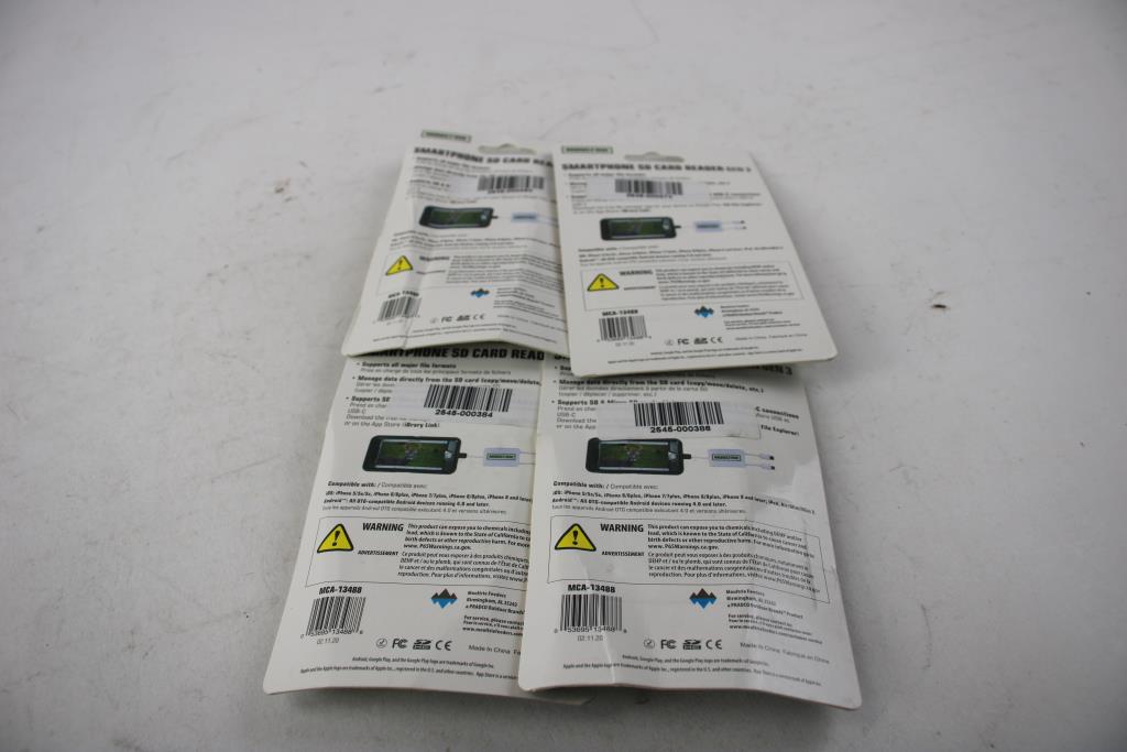 Moultrie Smartphone SD Card Reader Gen 3, 4+ Pieces Property Room