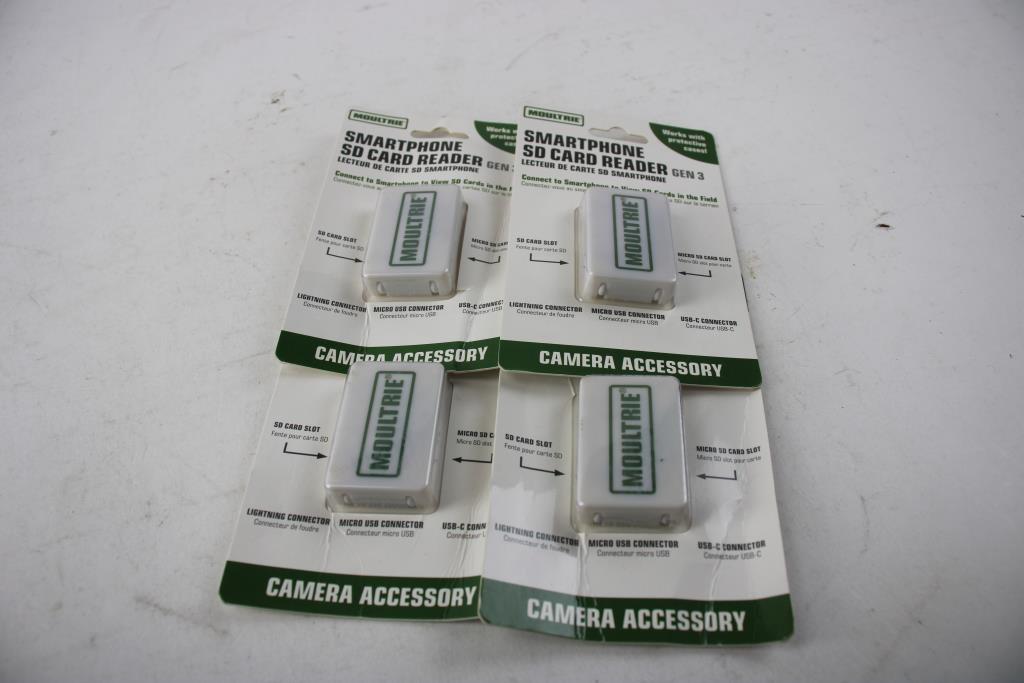 Moultrie Smartphone SD Card Reader Gen 3, 4+ Pieces Property Room