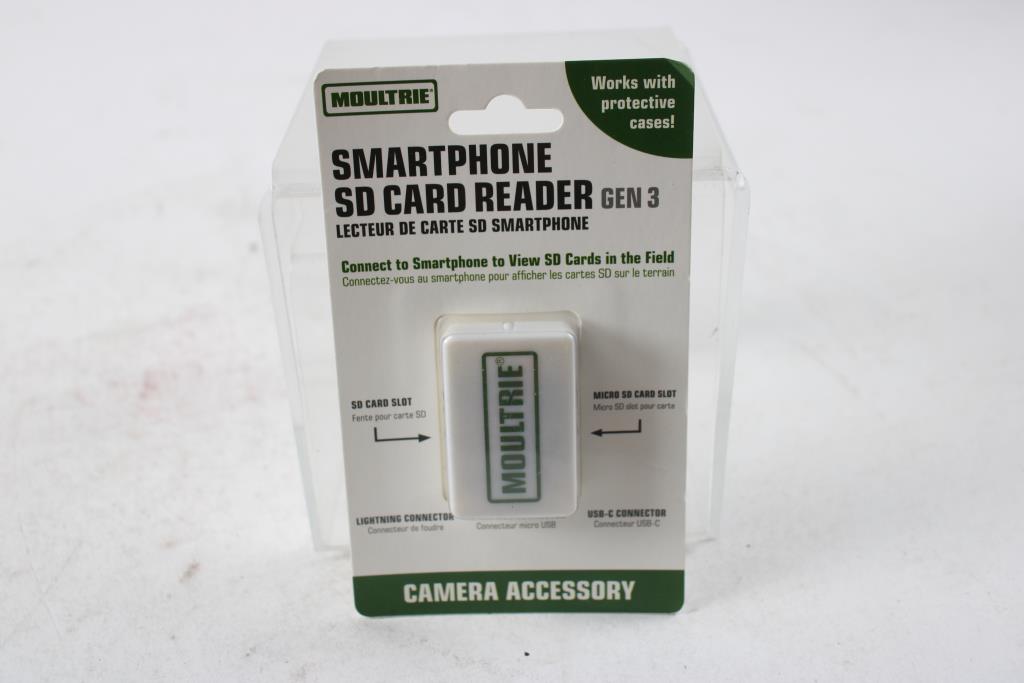 Moultrie Smartphone SD Card Reader, Gen 3, MCA13488 Property Room