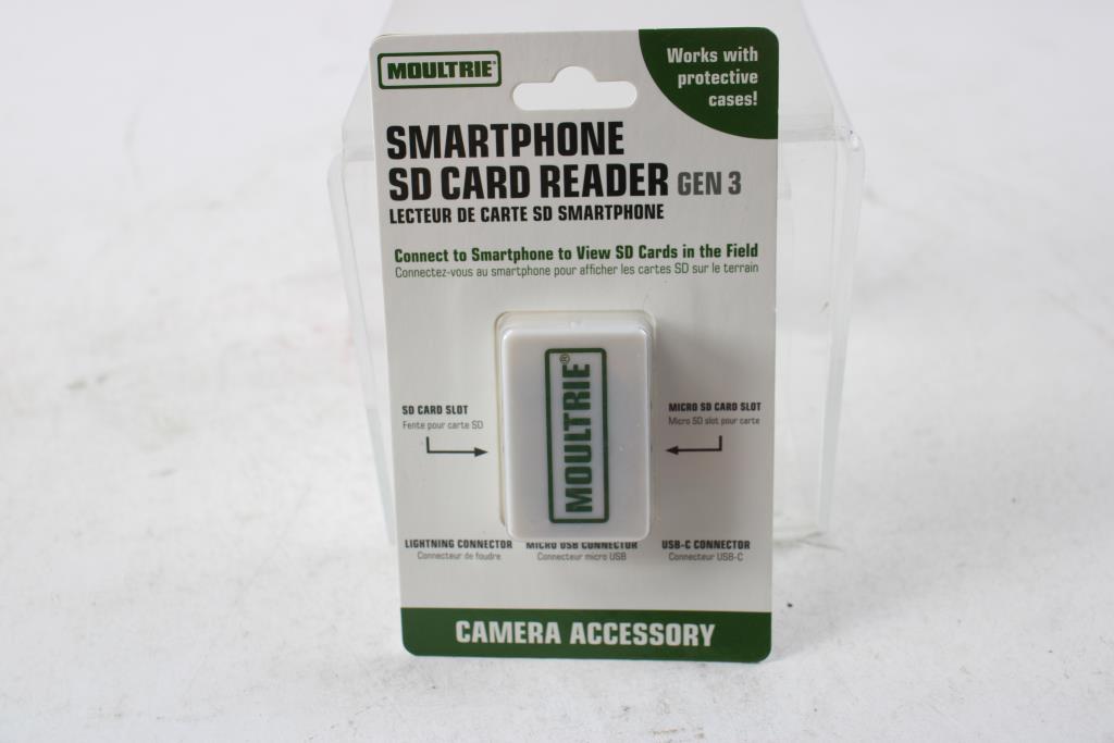 Moultrie Smartphone SD Card Reader, Gen 3, MCA13488 Property Room