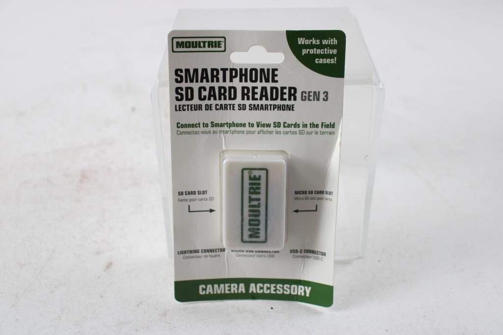 Moultrie Smartphone SD Card Reader, Gen 3, MCA13488 Property Room