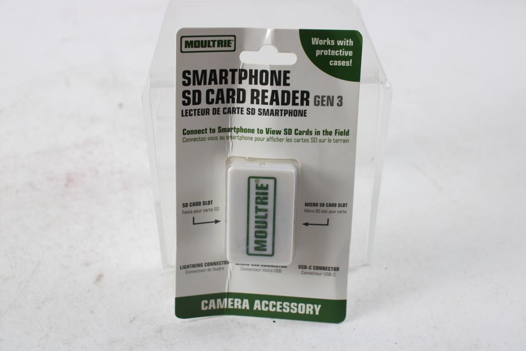 Moultrie Smartphone SD Card Reader, Gen 3, MCA13488 Property Room