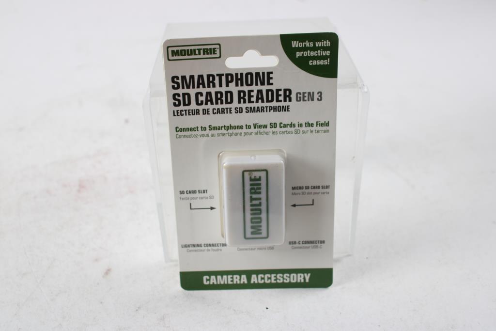 Moultrie Smartphone SD Card Reader, Gen 3, MCA13488 Property Room