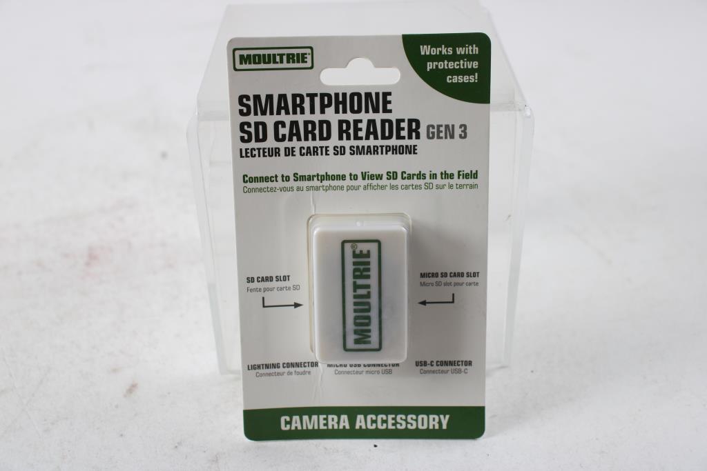 Moultrie Smartphone SD Card Reader, Gen 3, MCA13488 Property Room