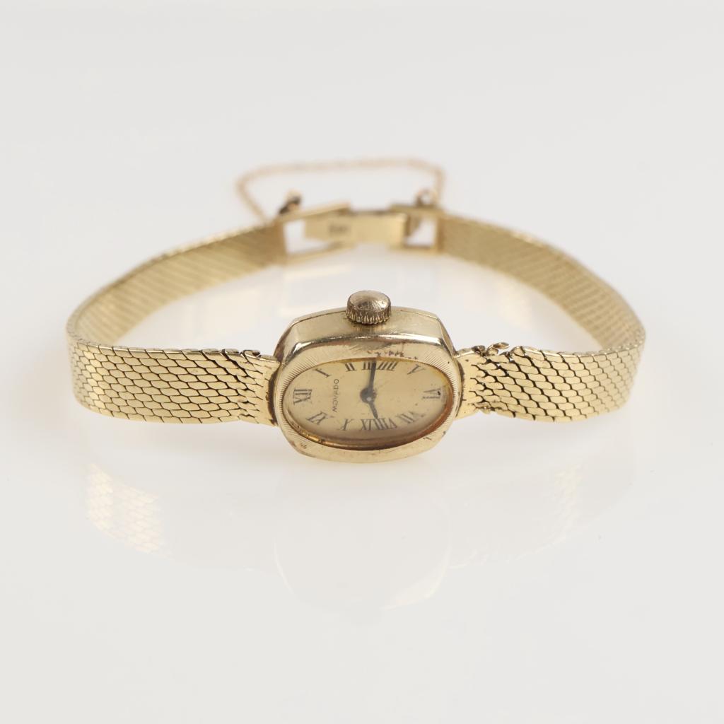 Movado 14kt Gold Dress Watch - Evaluated By Our Certified Gemologist - AGS/GIA