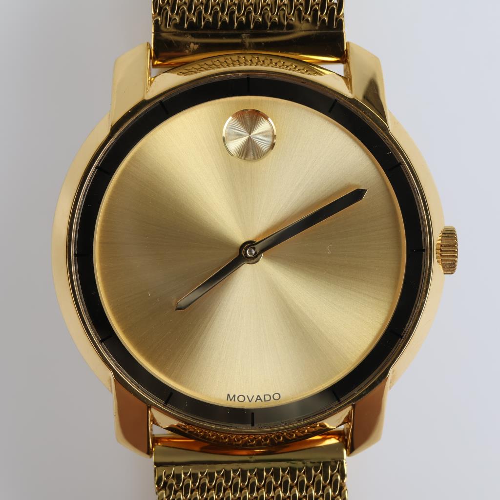 Movado Bold Stainless Steel Watch