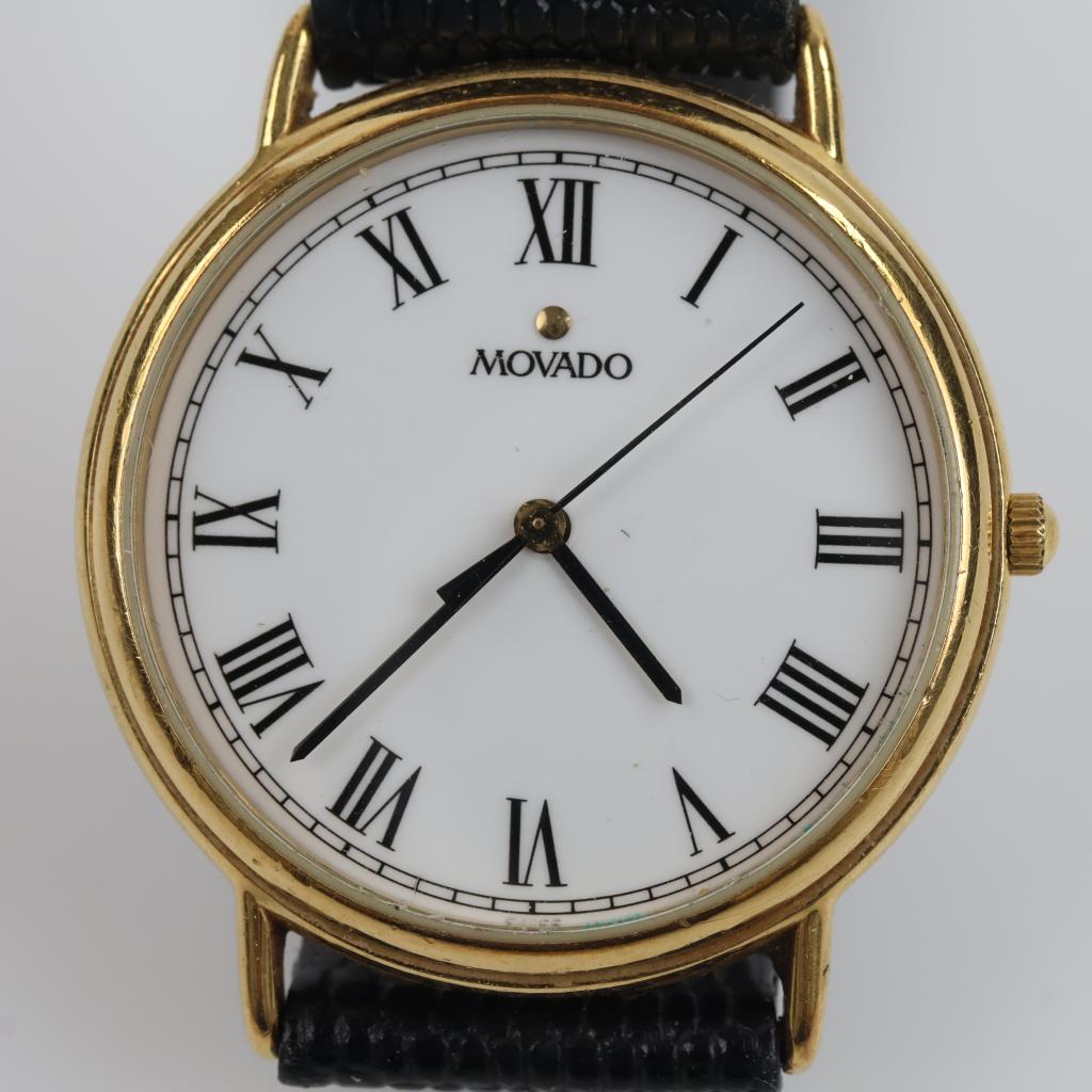 Movado Dress 18kt GP Watch