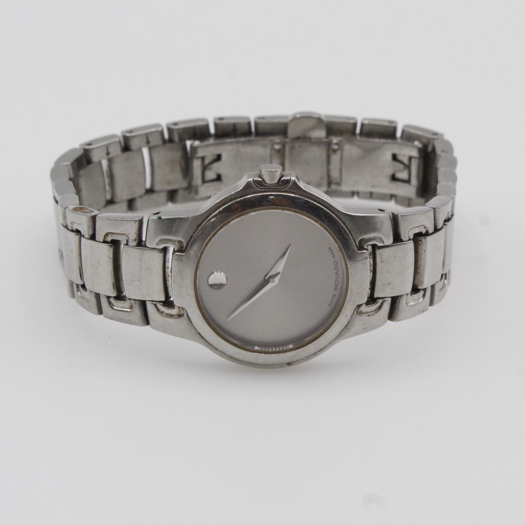 Movado Meza Steel Stainless Quartz Watch