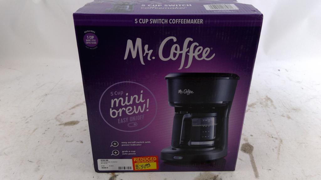 Mr.Coffee Mini Brew Coffee Machine