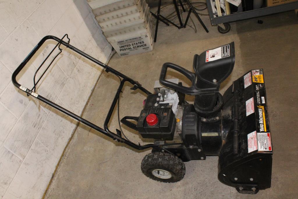 MTD Yard Machine Snow Blower Property Room